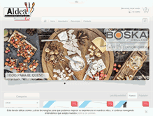Tablet Screenshot of aldeasuministros.com